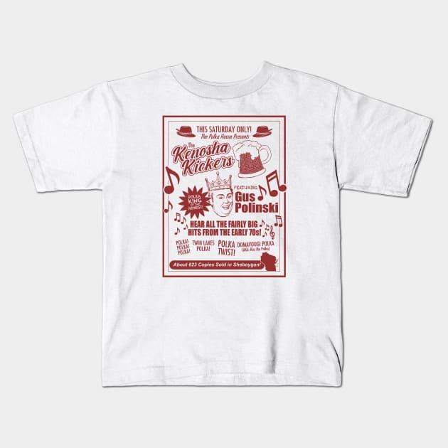 Kenosha Kickers Kids T-Shirt by tumbpel